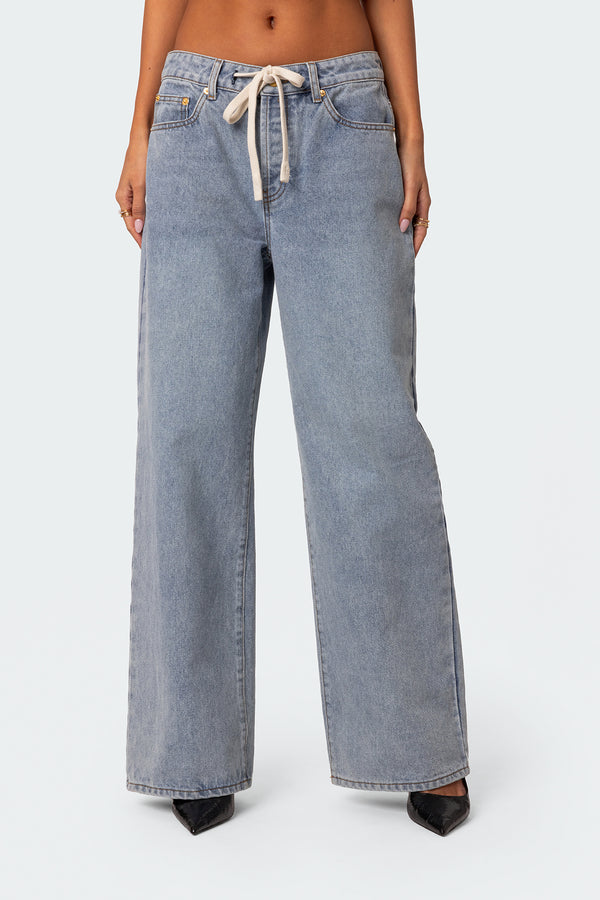 Wynn Low Rise Baggy Jeans view 2