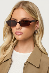 Keeley Rectangle Sunglasses