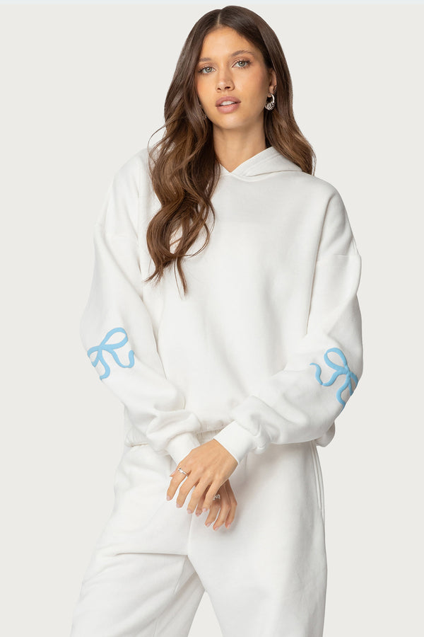 Bonney Bow Detail Hoodie view 1