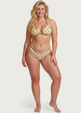 Melanie Polka Dot Triangle Bikini Top