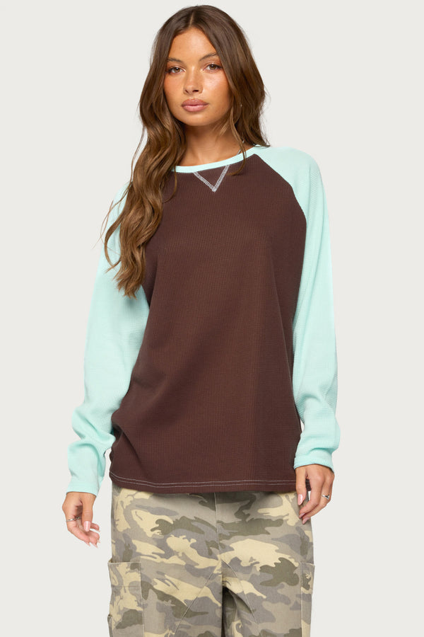 Me Time Oversized Waffle Top view 1