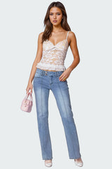 Torin Sheer Lace Tank Top