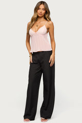 Kerie Pinstripe Low Rise Pants