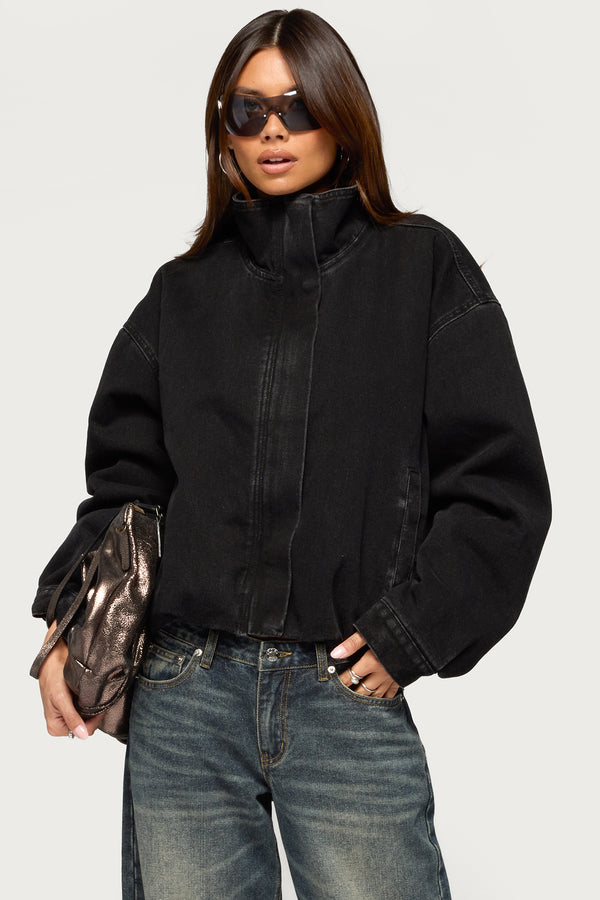Trudie Oversized Denim Coat view 1