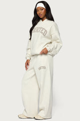 Edikted To You Wide Leg Sweatpants
