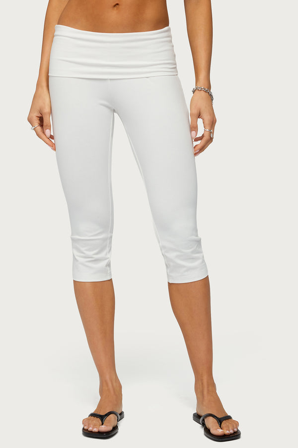 Rocio Foldover Capri Pants view 2