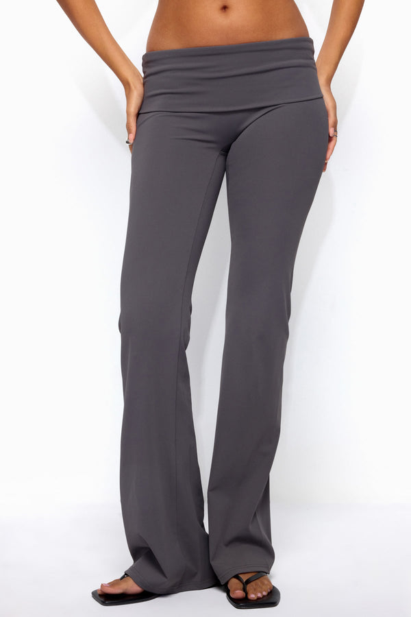 Oriane Foldover Flared Leggings view 2