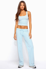 Linda Ribbed Scoop Neck Tank Top