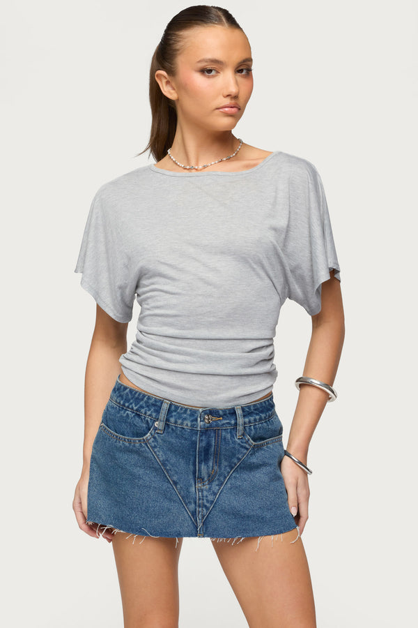 Abriana Ruched Waist Top view 1