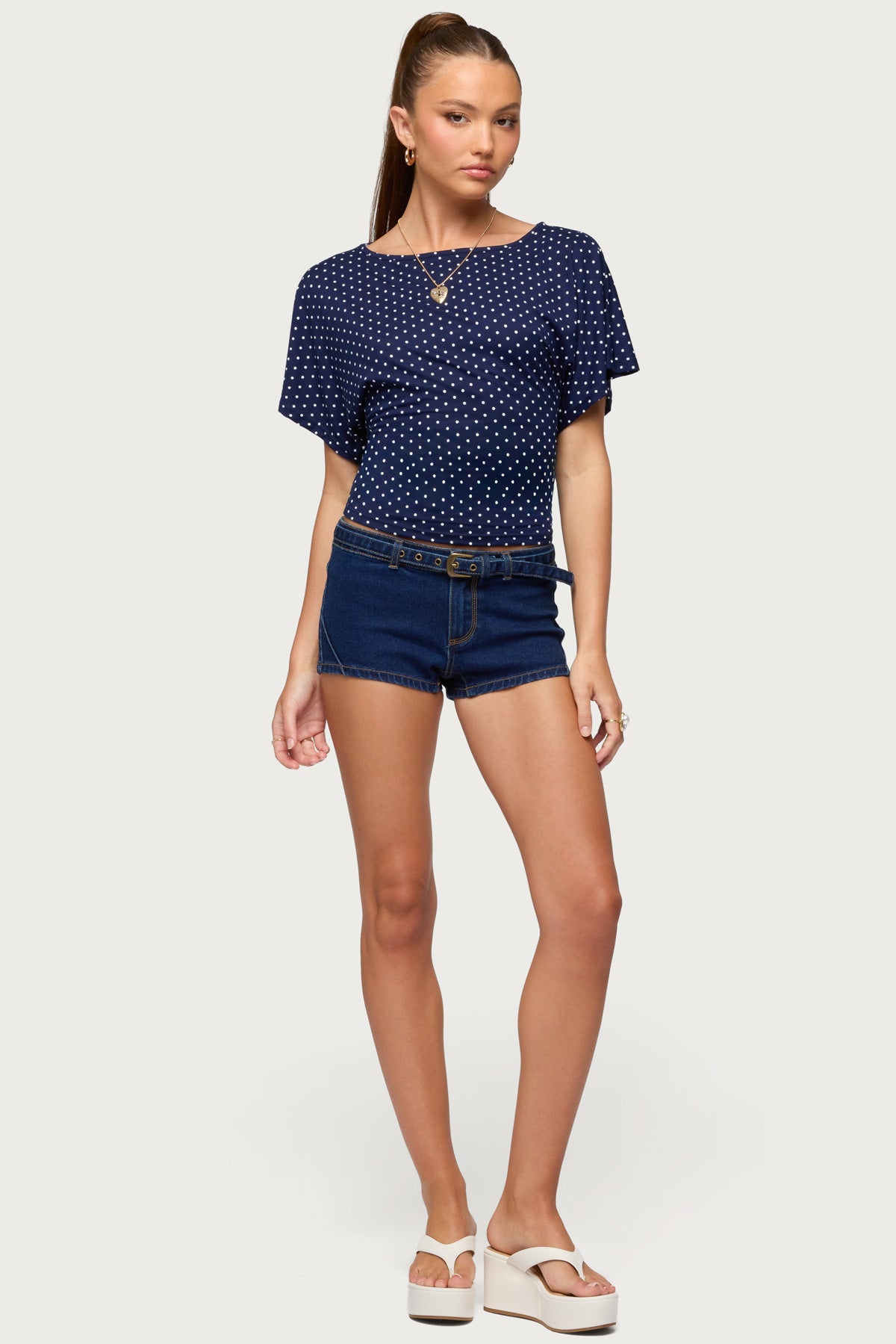 Abriana Ruched Waist Top