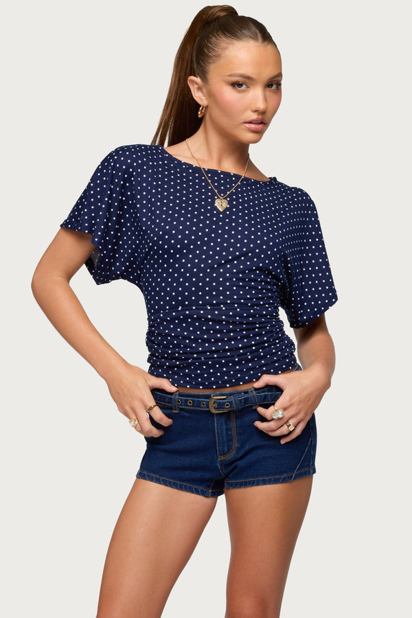 Abriana Ruched Waist Top view 1