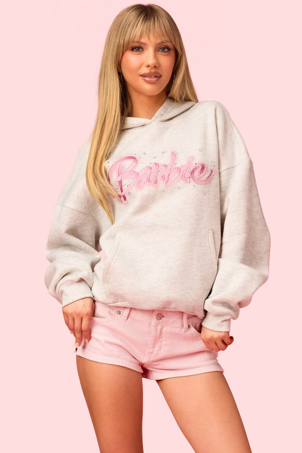 Barbie™ Rhinestone Oversized Hoodie view 1