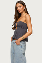 Nikita Strapless Cutout Top