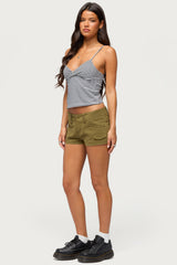 Emilea  V Neck Striped Tank Top