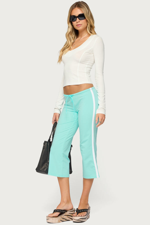Sali Long Sleeve V Neck Top view 2