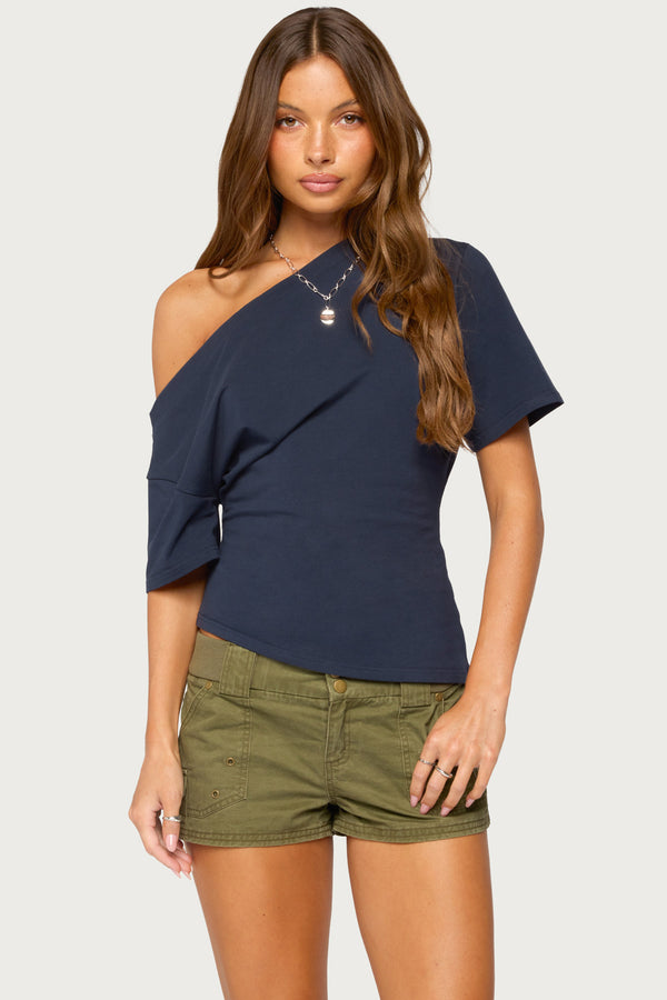Mariee Asymmetric Off Shoulder Top view 1