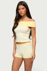 Camil Striped Knit Top