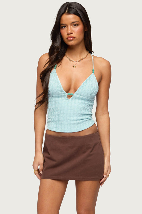 Alitah Bead Textured Tank Top view 1