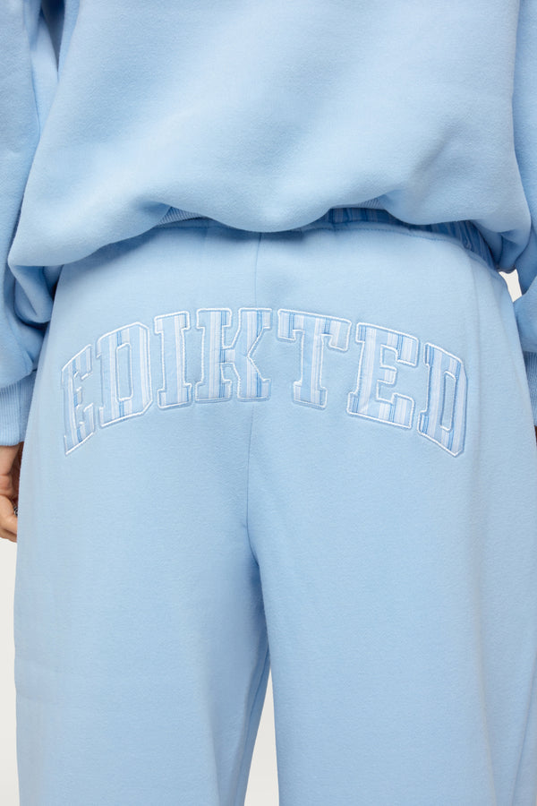 Edikted Core Stripey Wide Leg Sweatpants view 2