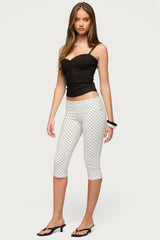 Helenna Button Front Lace Up Top