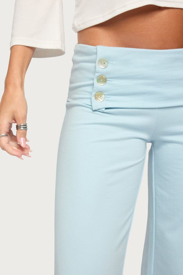 Poppy Foldover Wide Leg Pants view 2