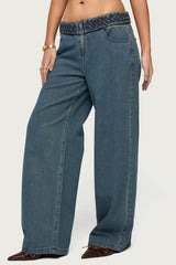 Braidey Low Rise Baggy Jeans