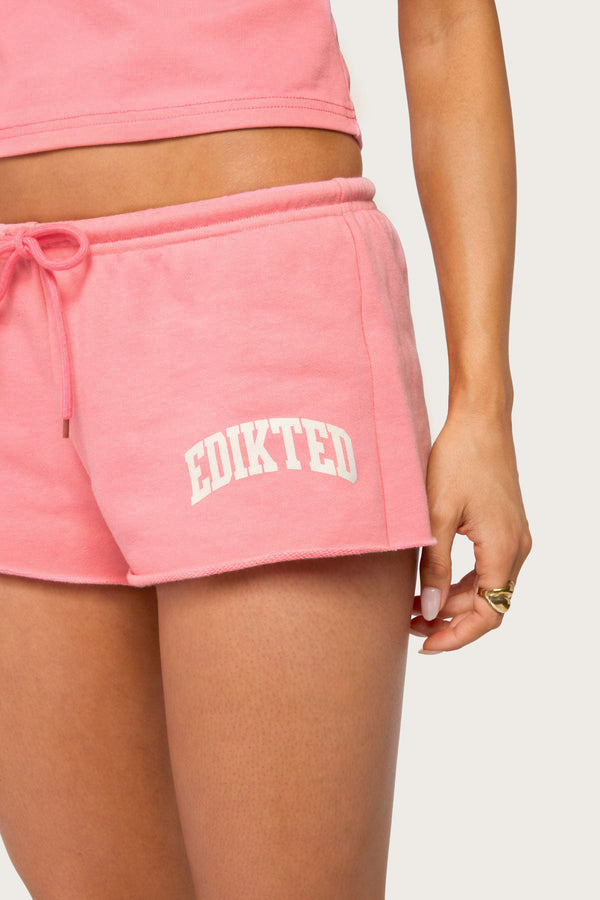Sporty Babe Edikted Micro Shorts view 2