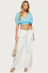 Candela V Neck Crop Top
