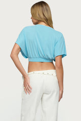 Candela V Neck Crop Top