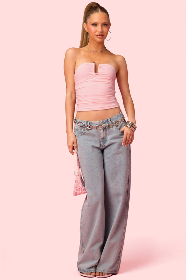 Barbie™ Curved U Strapless Top view 2