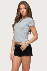 Izabelle Shredded Back Top