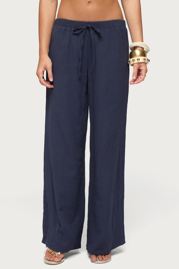 Viktoria Wide Leg Gauze Pants view 2
