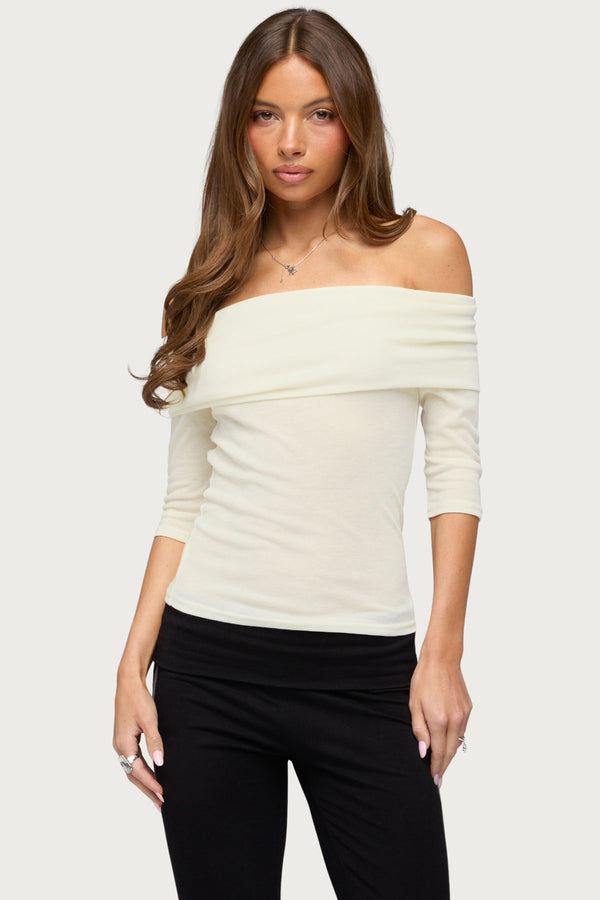 Thais Foldover Backless Top view 2