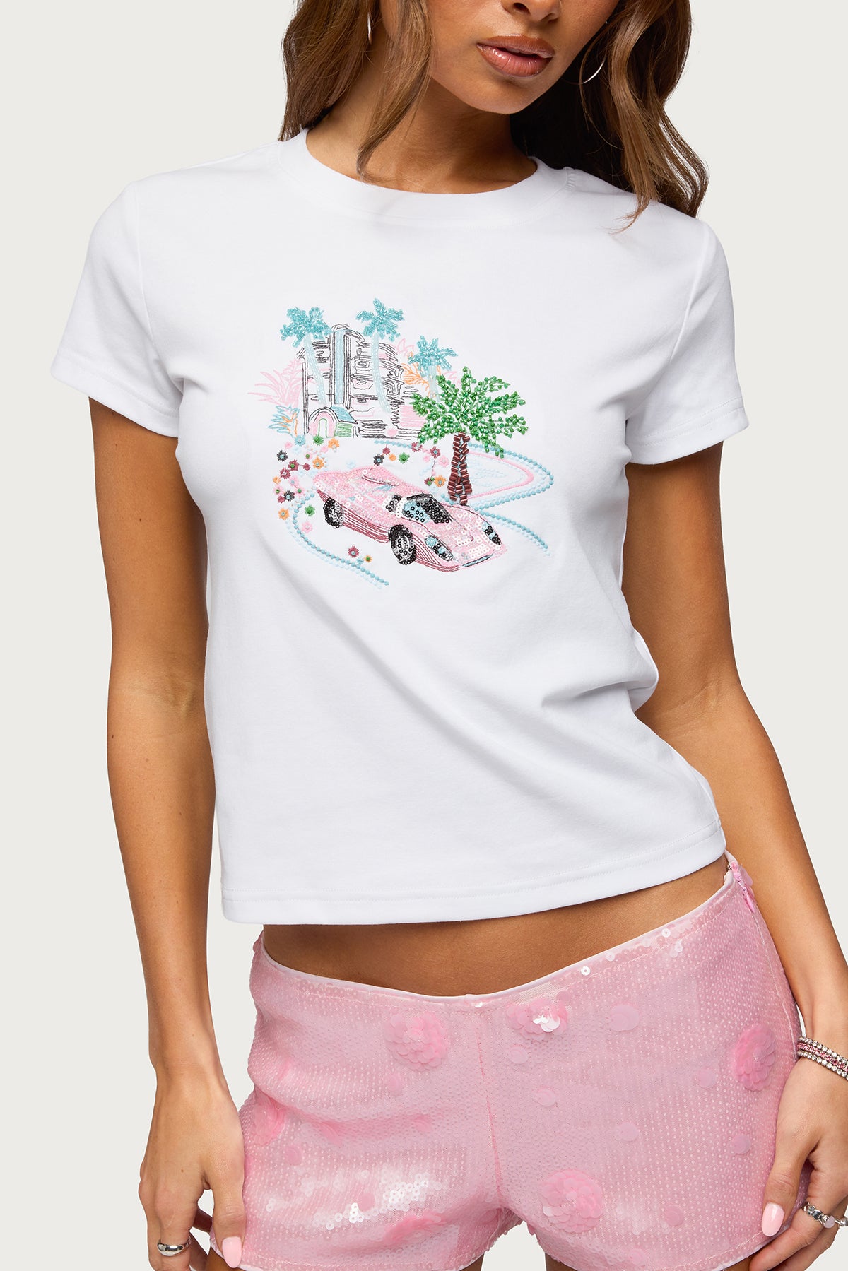 City Angel Beaded Baby T Shirt