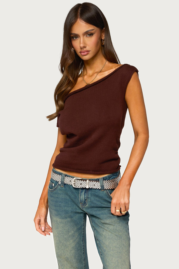 Lauria Off Shoulder Knit Top view 1
