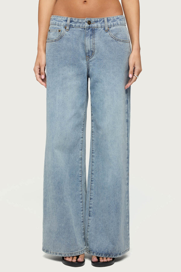 Darynne Low Rise Baggy Jeans view 2