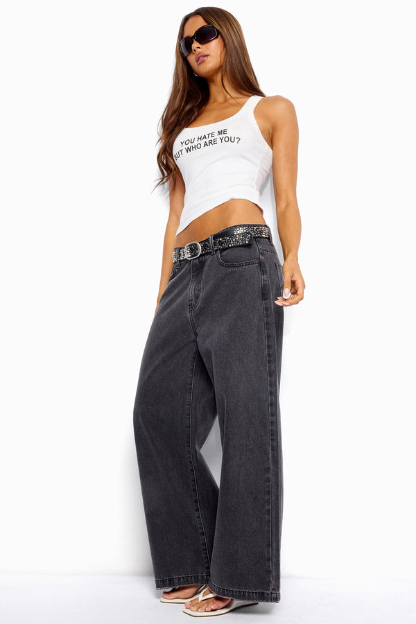 Nichol Low Rise Baggy Jeans view 2