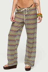 Mindee Zigzag Crochet Pants