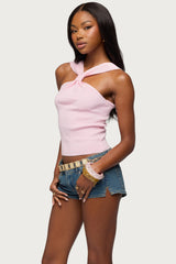 Kerren Knotted Knit Top