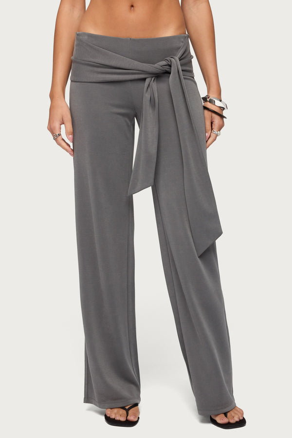 Xyla Straight Leg Tie Pants view 2