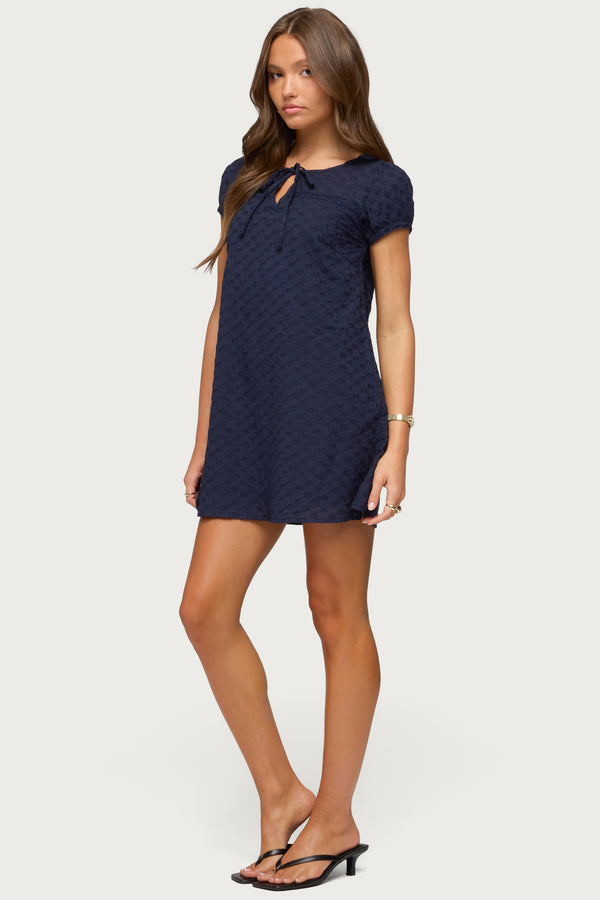 Mariella Lacey Eyelet Mini Dress view 2