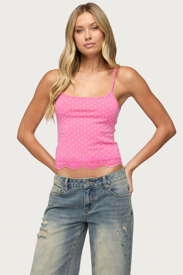 Lyle Lacey Polka Dot Top view 1