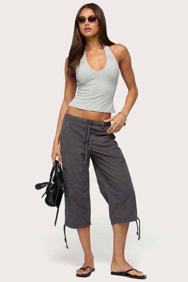 Lilith Cargo Capri Pants view 1