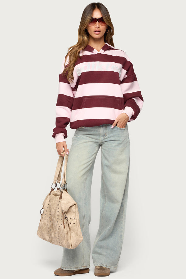 Edikted Striped Hoodie view 2