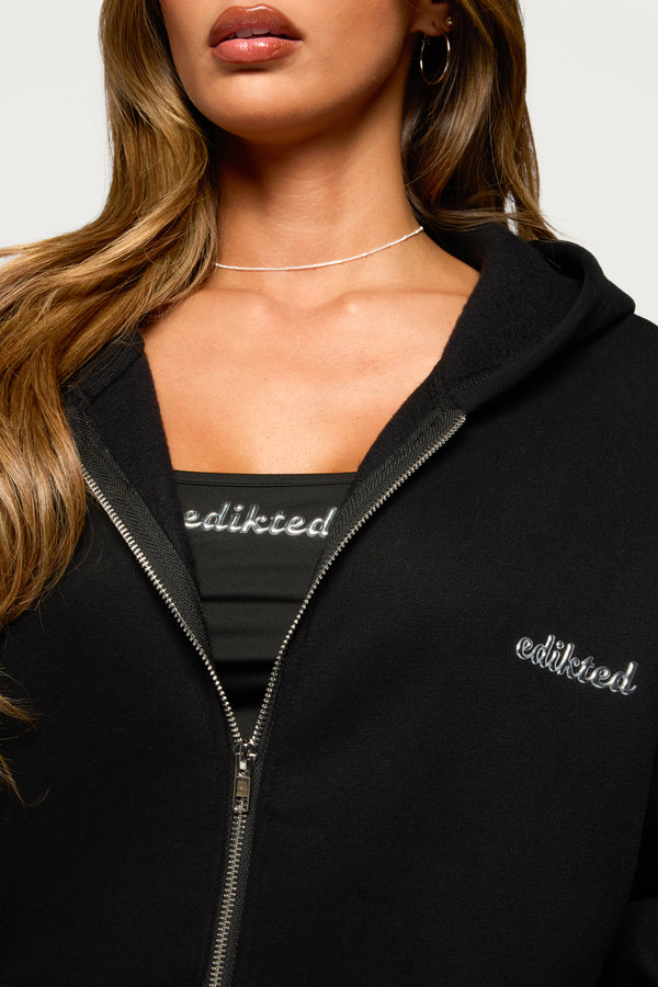 Edikted Diva Zip Up Hoodie view 2