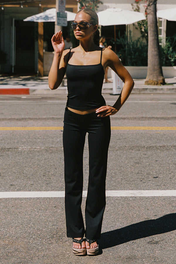Anika Scooped Straight Leg Pants view 1