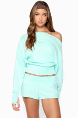 Hennie Off Shoulder Sweatshirt