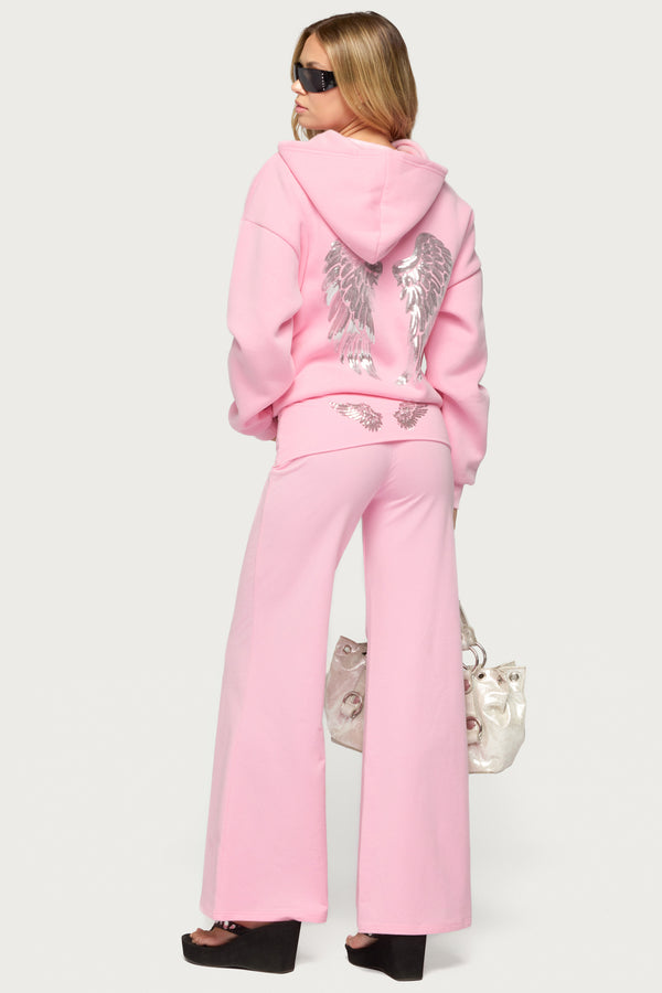 Angel Energy Sequin Foldover Pants view 1