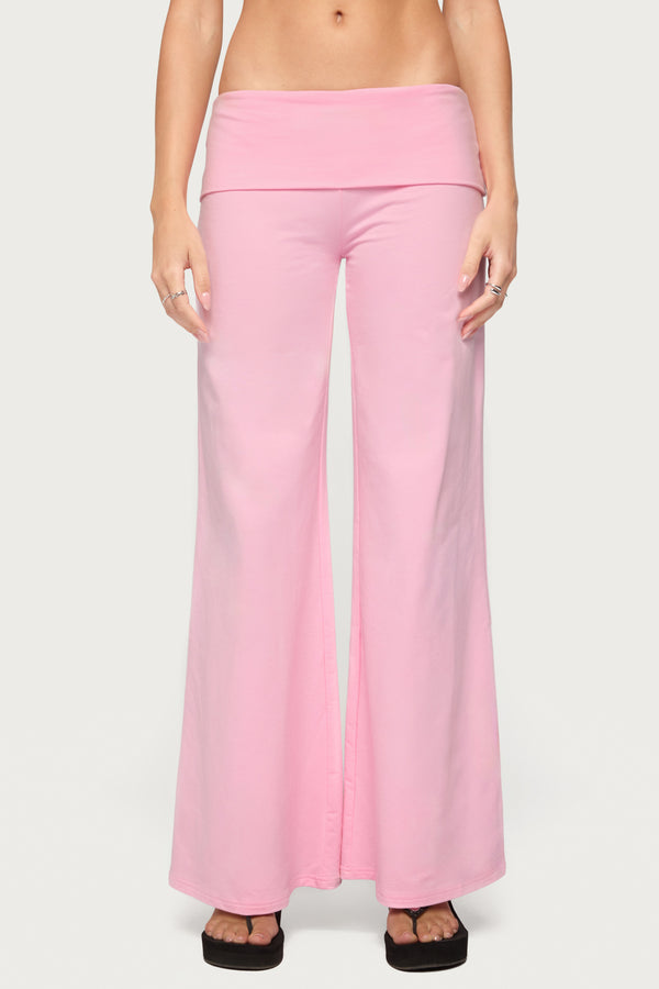 Angel Energy Sequin Foldover Pants view 2