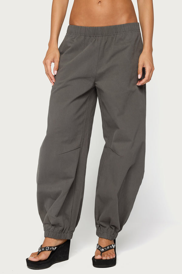Hayli Cotton Parachute Pants view 2